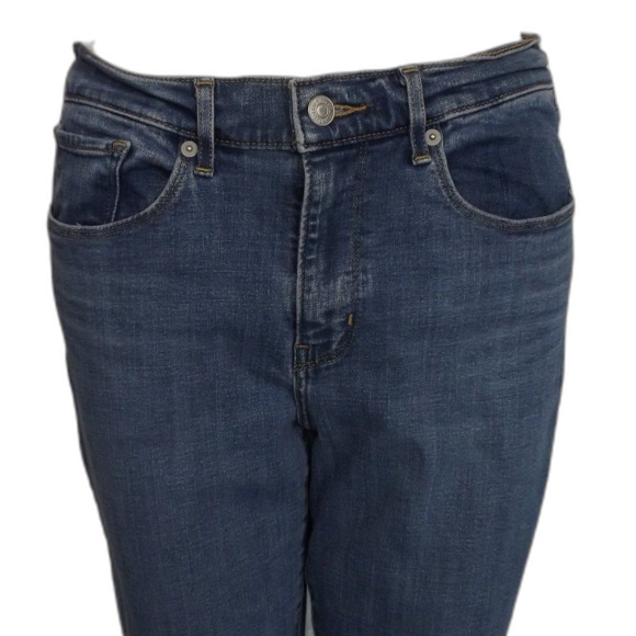 LEVI'S Jeans, 30, Classic Straight, Zipper fly, 5 pockets, Blue, Cotton Blend - Picture 2 of 14